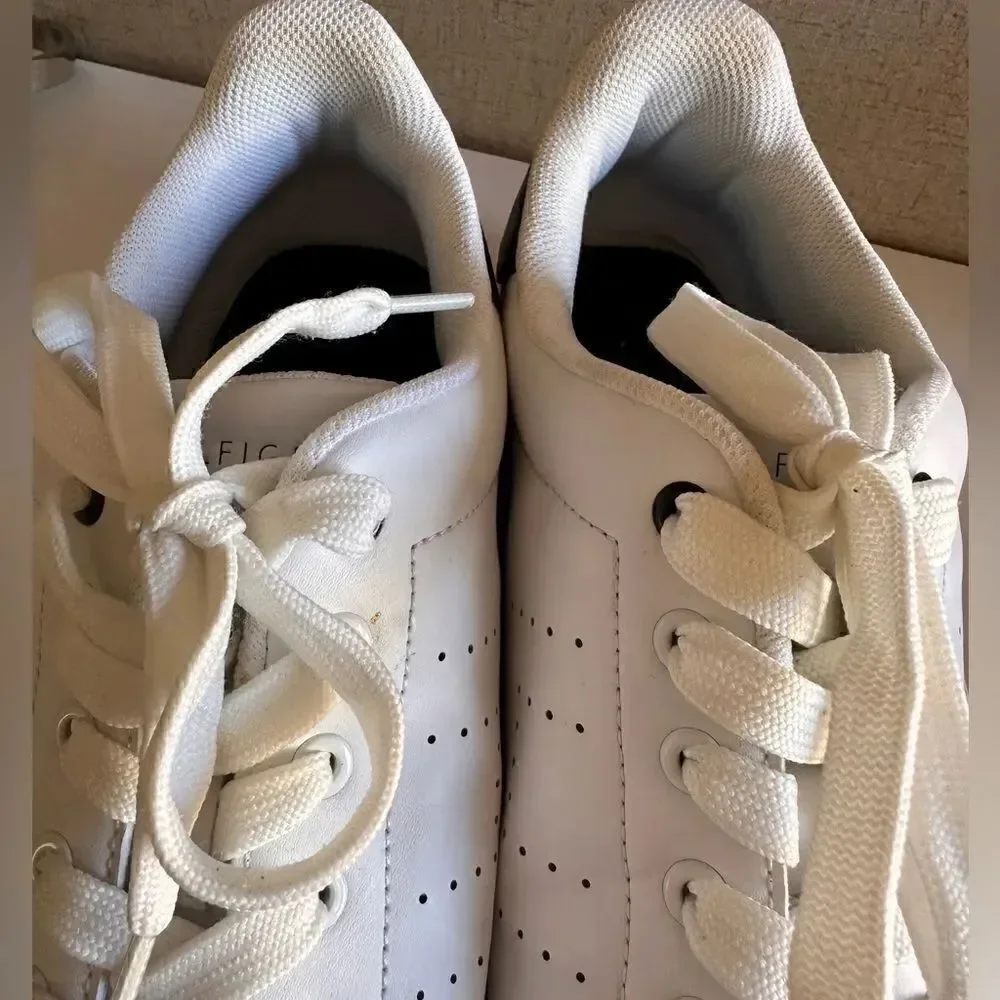 Tommy Hilfiger Men’s Sneakers – White Leather Low Top Size 13